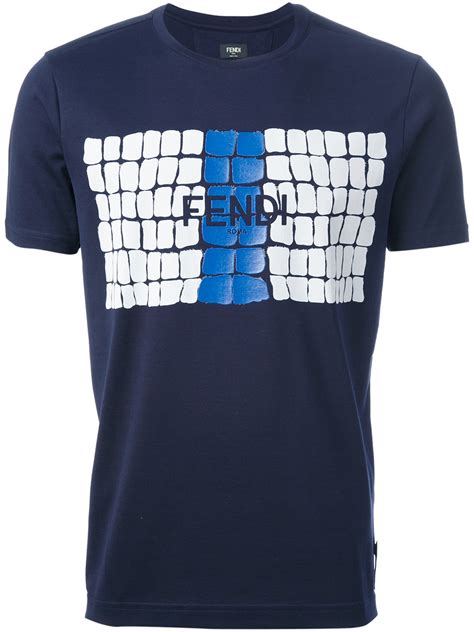 fendi shirt for men's|fendi men's printed t shirts.